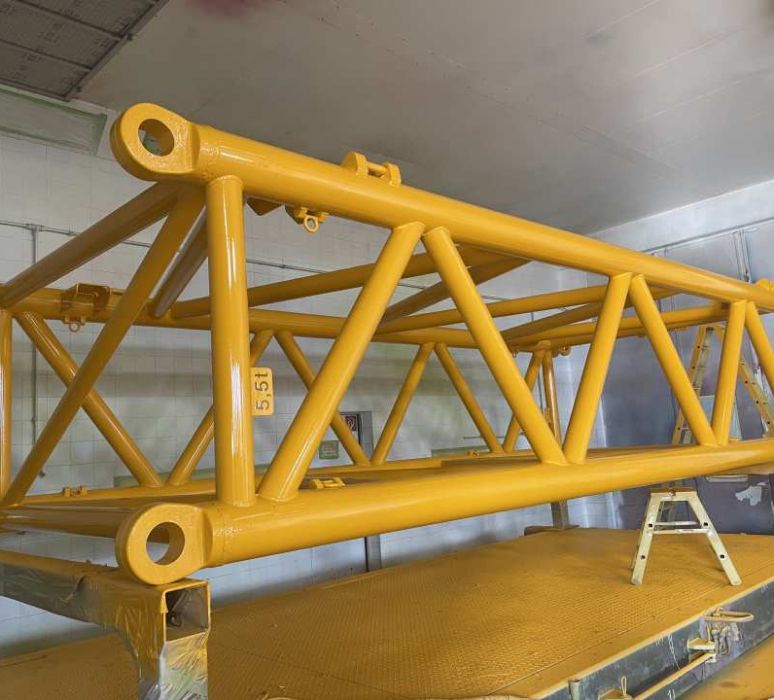 Lackierter Metallrahmen